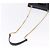 Borsa a tracolla Salvatore Ferragamo Gancini Chain in pelle nera e oro autentica 204374A - vista 8