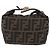 Borsa a Mano FENDI Zucca Canvas Nero Marrone Auth 203488 - vista 13