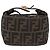 Borsa a Mano FENDI Zucca Canvas Nero Marrone Auth 203488 - vista 2