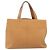 Borsa a mano BURBERRY in pelle beige e oro Auth 201376 D'oro - vista 2
