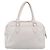 FENDI Celeria Handtasche aus Leder Weiß Silber Auth 201501 - Ansicht 2