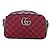 Borsa a catena GUCCI GG Canvas GG Marmont Multicolor Silver 447632 Auth 203621 Argento Multicolore - vista 13