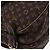 Borsa LOUIS VUITTON Monogram Mini Lin Saumur 30 Brown Fuzan M95227 LV Auth BA15702 Marrone - vista 17