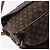Borsa LOUIS VUITTON Monogram Mini Lin Saumur 30 Brown Fuzan M95227 LV Auth BA15702 Marrone - vista 19