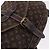 Borsa LOUIS VUITTON Monogram Mini Lin Saumur 30 Brown Fuzan M95227 LV Auth BA15702 Marrone - vista 24