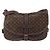 Borsa LOUIS VUITTON Monogram Mini Lin Saumur 30 Brown Fuzan M95227 LV Auth BA15702 Marrone - vista 3