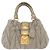 Borsa a mano Miu Miu Matelassé in pelle 2way Beige Tono Oro Auth 167625V - vista 13