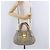 Borsa a mano Miu Miu Matelassé in pelle 2way Beige Tono Oro Auth 167625V - vista 35
