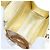 Borsa a tracolla Salvatore Ferragamo Gancini in pelle metallizzata Oro Auth 203812V - vista 10