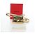 Borsa a tracolla Salvatore Ferragamo Gancini in pelle metallizzata Oro Auth 203812V - vista 12