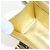 Borsa a tracolla Salvatore Ferragamo Gancini in pelle metallizzata Oro Auth 203812V - vista 24