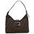 Bolsa de Ombro FENDI Zucca Canvas Mamma Baguette Preta Castanha Auth BA15806V Marrom Preto - vista 13