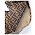 Bolsa de Ombro FENDI Zucca Canvas Mamma Baguette Preta Castanha Auth BA15806V Marrom Preto - vista 23