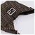 Bolsa de Ombro FENDI Zucca Canvas Mamma Baguette Preta Castanha Auth BA15806V Marrom Preto - vista 6