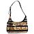 Borsa a mano Salvatore Ferragamo Leopard Nylon Pelle Beige Gold Auth am12601V D'oro