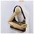 Borsa a mano Salvatore Ferragamo Leopard Nylon Pelle Beige Gold Auth am12601V D'oro - vista 25