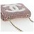Borsa a tracolla con catena CHANEL Flap Pouch Tweed Rossa CC Tono Oro Auth 167617SM Rosso - vista 14