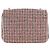 Borsa a tracolla con catena CHANEL Flap Pouch Tweed Rossa CC Tono Oro Auth 167617SM Rosso - vista 2