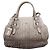 Bolso de mano Prada Gathered de piel 2way Gris Plata Auth 204095V Castaño - vista 13