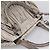 Bolso de mano Prada Gathered de piel 2way Gris Plata Auth 204095V Castaño - vista 14