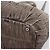 Bolso de mano Prada Gathered de piel 2way Gris Plata Auth 204095V Castaño - vista 17