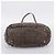Bolso de mano Prada Gathered de piel 2way Gris Plata Auth 204095V Castaño - vista 5