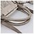 Bolso de mano Prada Gathered de piel 2way Gris Plata Auth 204095V Castaño - vista 6