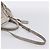 Bolso de mano Prada Gathered de piel 2way Gris Plata Auth 204095V Castaño - vista 7