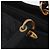 Borsa Christian Dior Lady Dior Canage Canvas Black Gold Auth 201352 Nero D'oro - vista 16