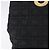 Borsa Christian Dior Lady Dior Canage Canvas Black Gold Auth 201352 Nero D'oro - vista 3