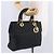 Borsa Christian Dior Lady Dior Canage Canvas Black Gold Auth 201352 Nero D'oro - vista 32