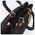 Borsa Christian Dior Lady Dior Canage Canvas Black Gold Auth 201352 Nero D'oro - vista 7