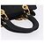 Borsa Christian Dior Lady Dior Canage Canvas Black Gold Auth 201352 Nero D'oro - vista 8