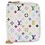 LOUIS VUITTON Monogram Multicolor Agenda Mini Zipper White R21046 Auth 167616V Bianco - vista 13