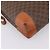 Céline Borsa a pochette CELINE Macadam PVC Pelle Marrone Oro Auth 201520A D'oro - vista 16