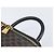 Céline CELINE Macadam Canvas Vanity Handtasche PVC Leather Black Gold Auth 201453A Schwarz Golden - Ansicht 8