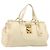 Borsa a mano Miu Miu Leather Ivory Gold Auth 202657A D'oro Crudo