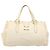 Borsa a mano Miu Miu Leather Ivory Gold Auth 202657A D'oro Crudo - vista 2