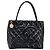 CHANEL COCO Mark Standard Tote Bag aus Lackleder Schwarz Gold CC Auth ki6845M Golden - Ansicht 13