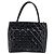 CHANEL COCO Mark Standard Tote Bag aus Lackleder Schwarz Gold CC Auth ki6845M Golden - Ansicht 2