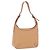 Borsa a tracolla BURBERRY in pelle beige argento Auth ka6209