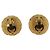 Boucles d'oreilles CHANEL Métal Doré CC Auth 204667V - vue 2
