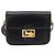 Céline Sac à épaule CELINE en cuir noir et or Auth 205144 Doré - vue 13