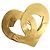 CHANEL COCO Logo Brosche Metall Gold-Ton CC Auth 205866M