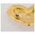 CHANEL COCO Logo Brosche Metall Gold-Ton CC Auth 205866M - Ansicht 5