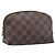 LOUIS VUITTON Damier Ebene Pochette Cosmetic PM Pouch N47516 LV Auth 204602