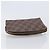 LOUIS VUITTON Damier Ebene Pochette Cosmetic PM Pouch N47516 LV Auth 204602 - vista 5