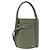 Céline CELINE Big Bag Bucket Hand Bag Leather 2way Green Silver Auth BA15799V Argenté Vert