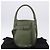 Céline CELINE Big Bag Bucket Hand Bag Leather 2way Green Silver Auth BA15799V Argenté Vert - vue 12