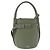 Céline CELINE Big Bag Bucket Hand Bag Leather 2way Green Silver Auth BA15799V Argenté Vert - vue 13